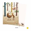 mooie wenskaart - geboorte wenskaart - baby geboren- illustra'lies